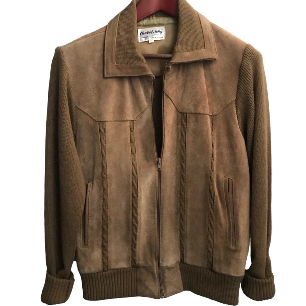 Vintage Herbert John Sweater Jacket L
